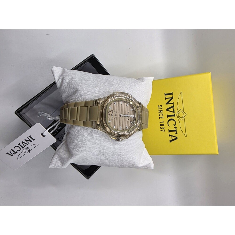 Invicta Celestial Linura Women's Watch, 34.8mm, Khaki, 70402 NIB